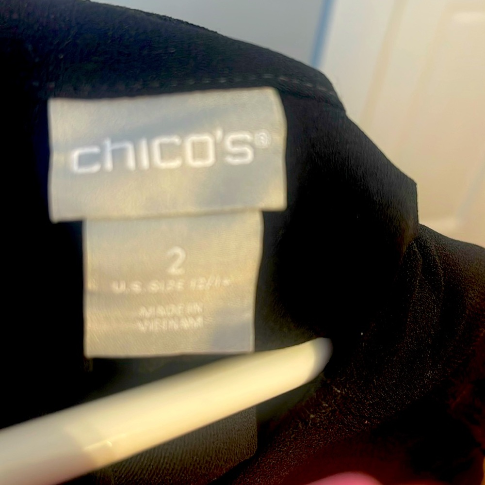 Size 2 Black dress from Chicos